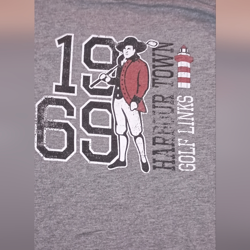 Hilton Head Heritage Golf Gray Men's T-shirt Large